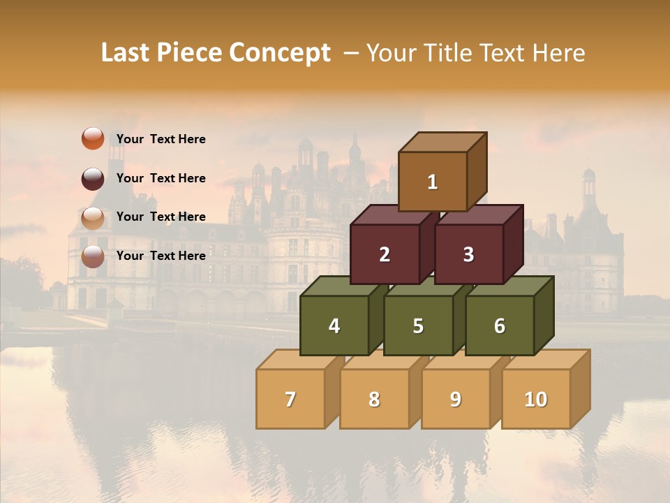 Loire Chambord Knight PowerPoint Template