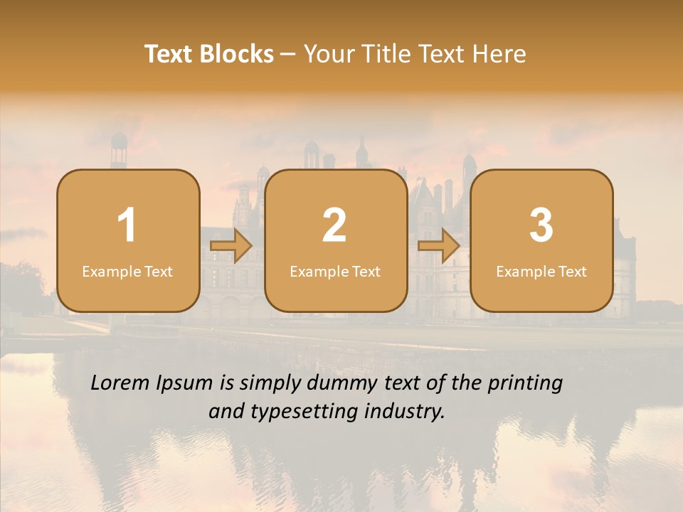Loire Chambord Knight PowerPoint Template