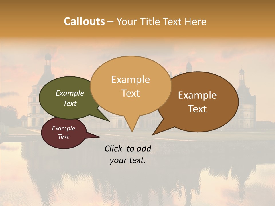 Loire Chambord Knight PowerPoint Template