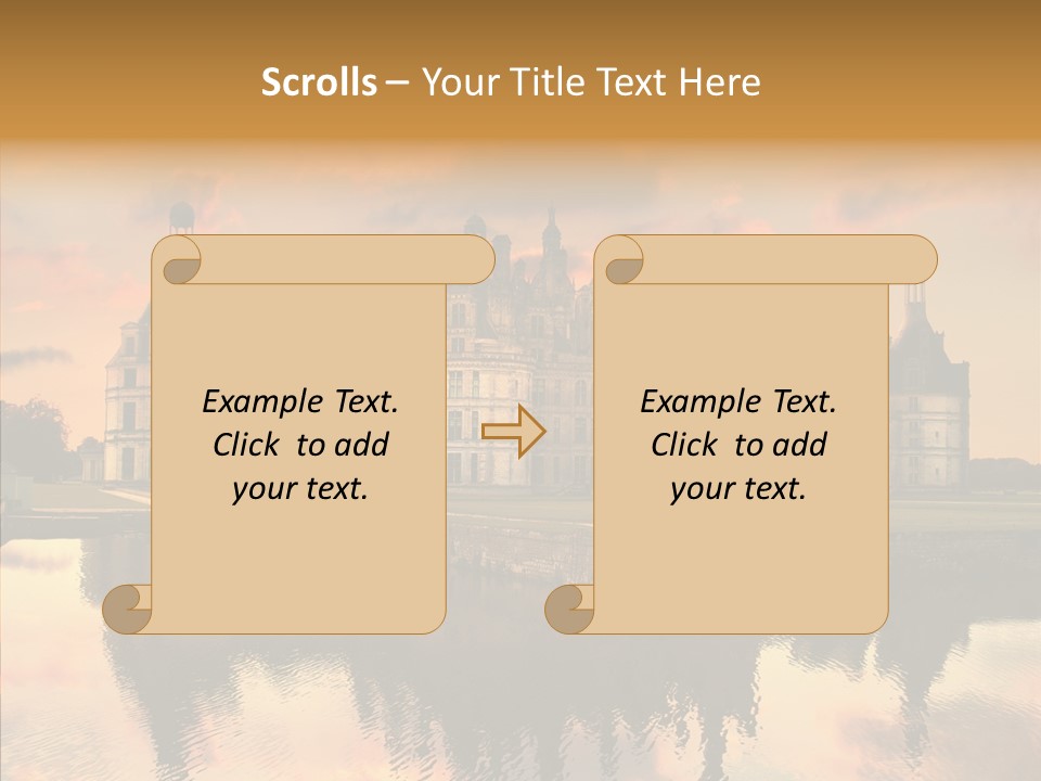 Loire Chambord Knight PowerPoint Template