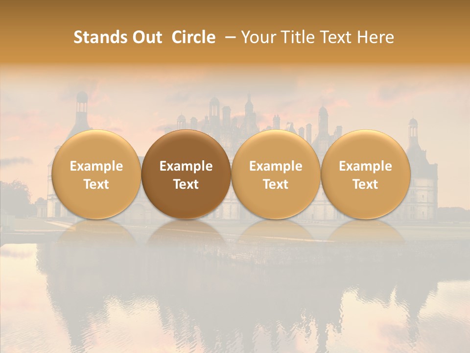 Loire Chambord Knight PowerPoint Template