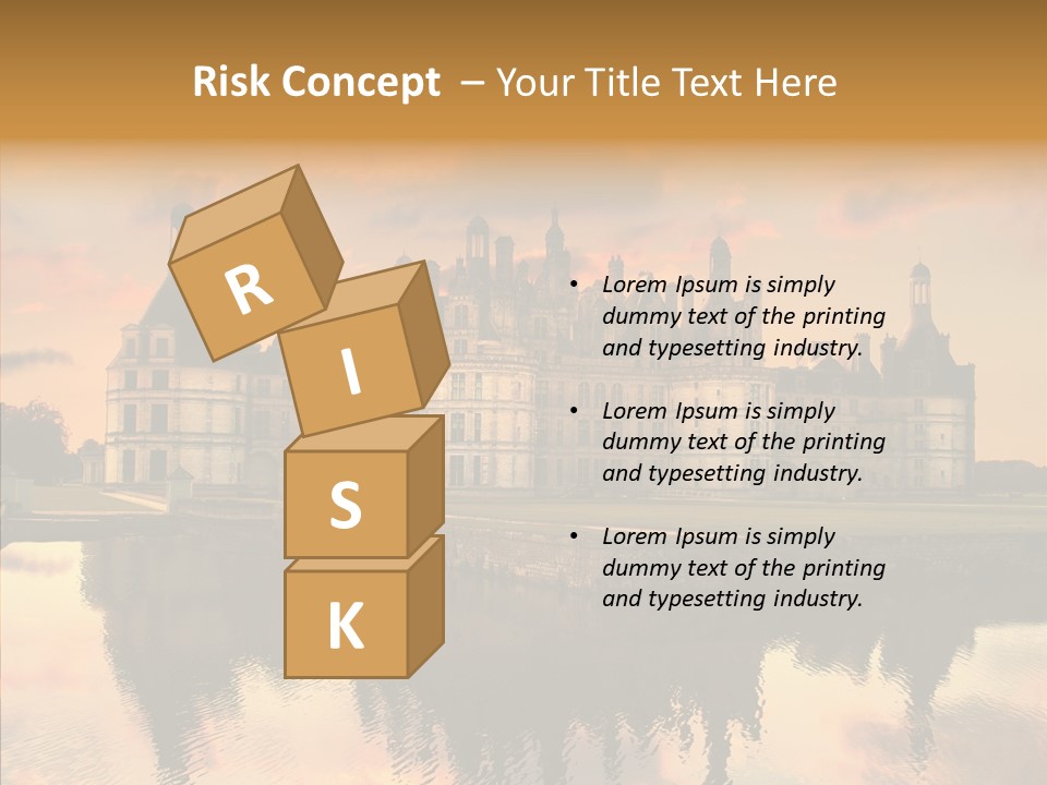 Loire Chambord Knight PowerPoint Template