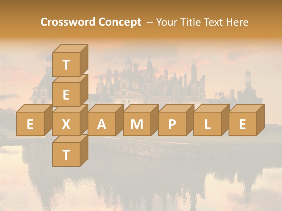 Loire Chambord Knight PowerPoint Template