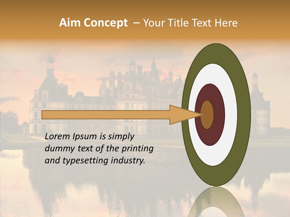 Loire Chambord Knight PowerPoint Template