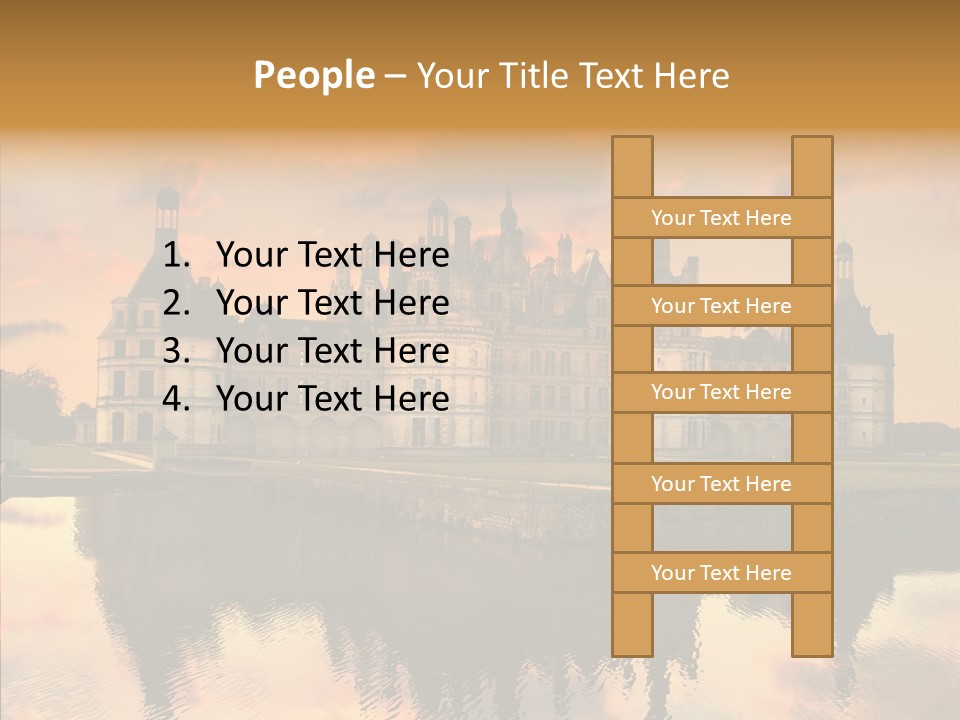 Loire Chambord Knight PowerPoint Template