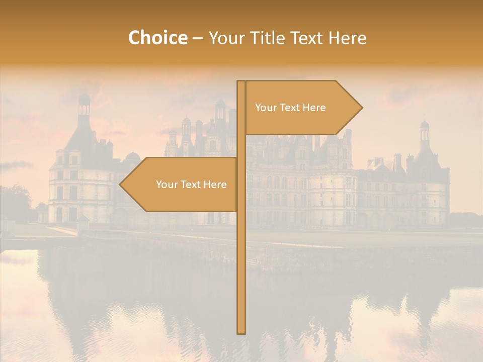 Loire Chambord Knight PowerPoint Template