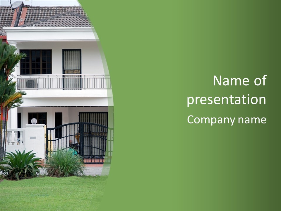 Link House Kuala PowerPoint Template