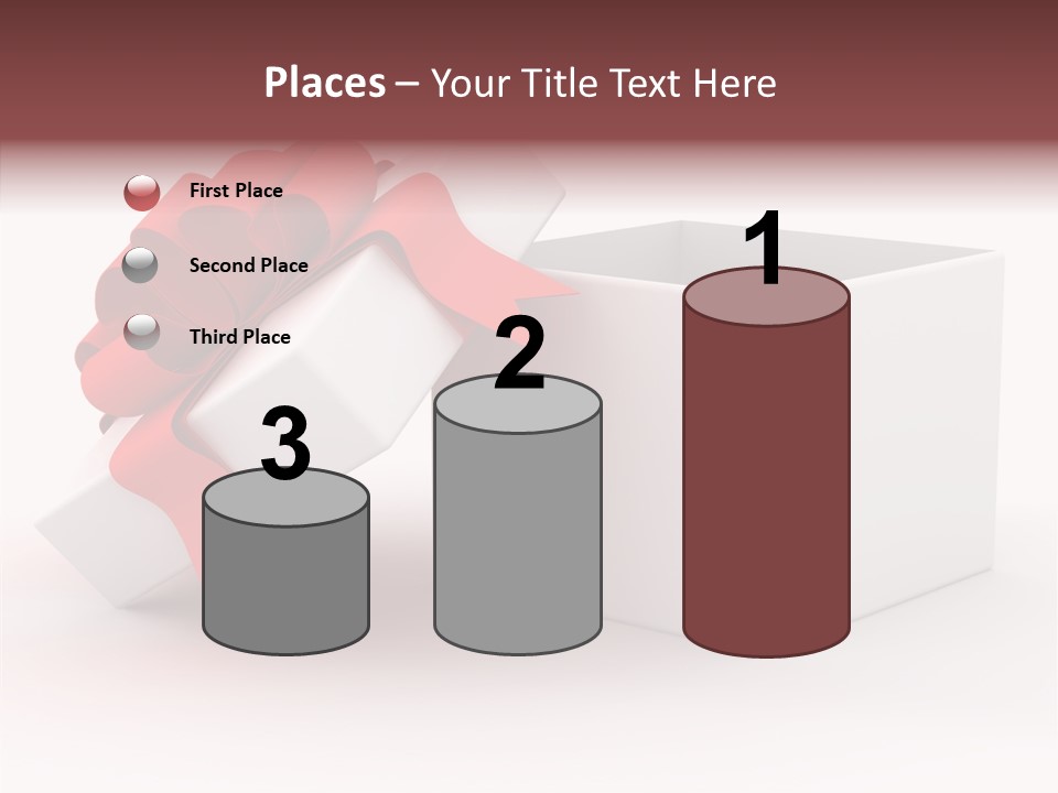 Container Celebrate Red PowerPoint Template