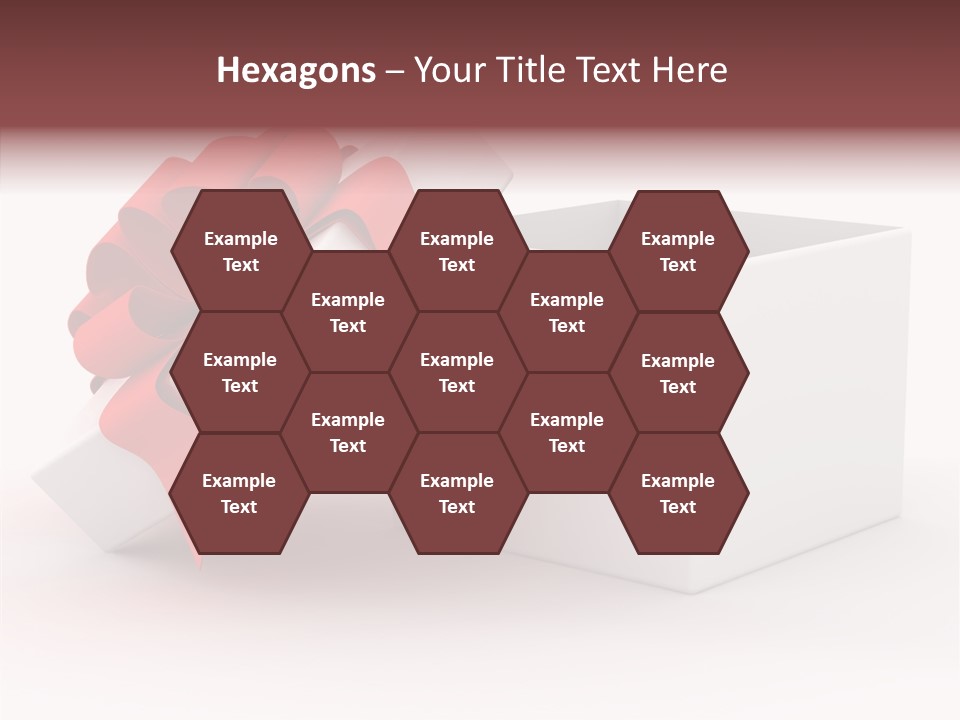 Container Celebrate Red PowerPoint Template