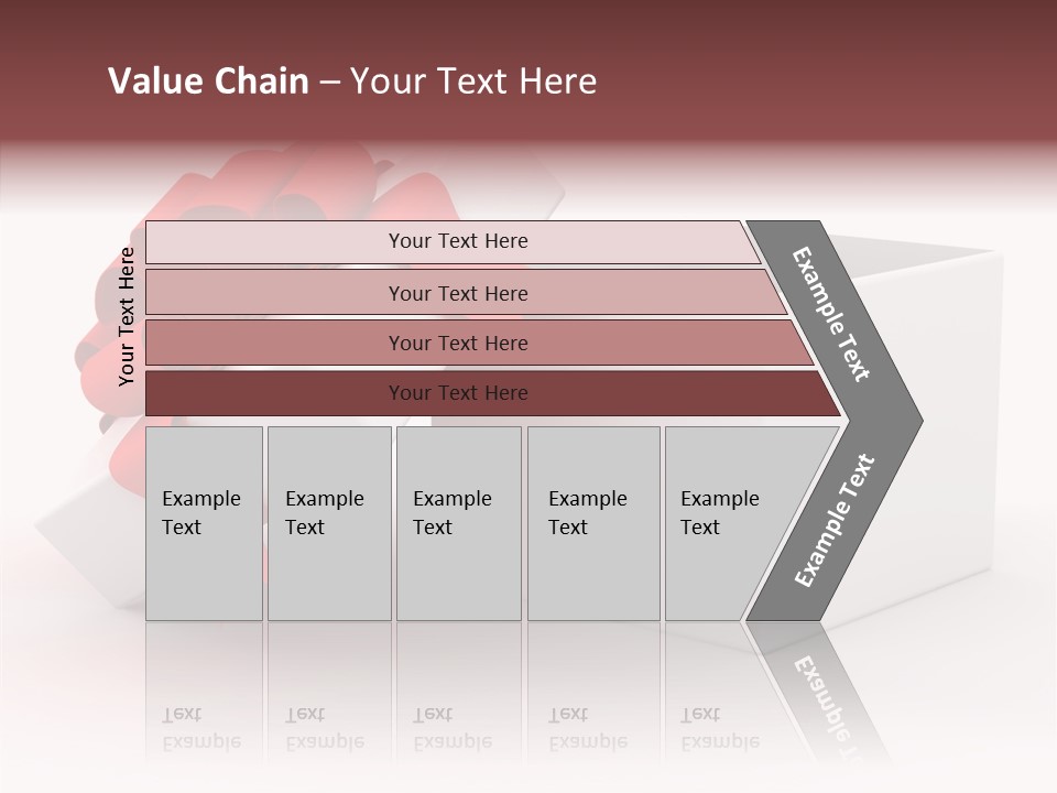 Container Celebrate Red PowerPoint Template