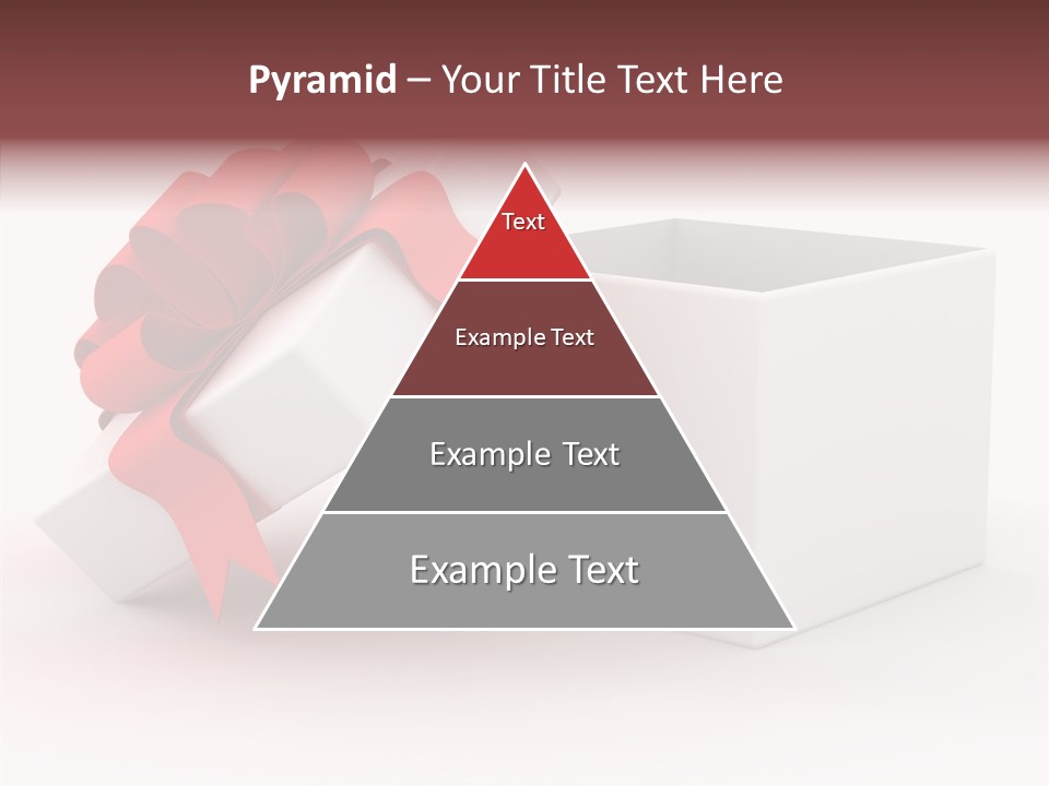 Container Celebrate Red PowerPoint Template