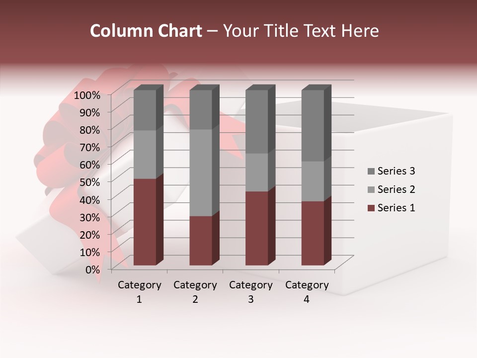 Container Celebrate Red PowerPoint Template