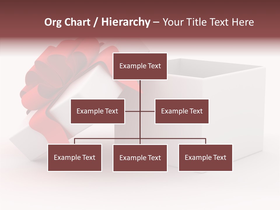 Container Celebrate Red PowerPoint Template