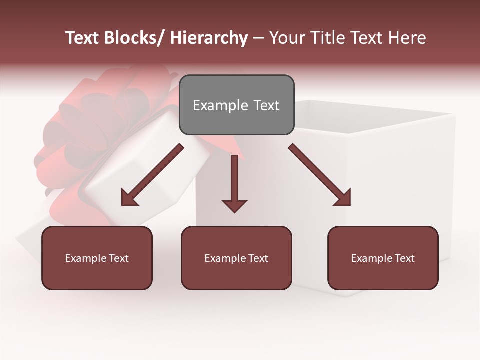 Container Celebrate Red PowerPoint Template
