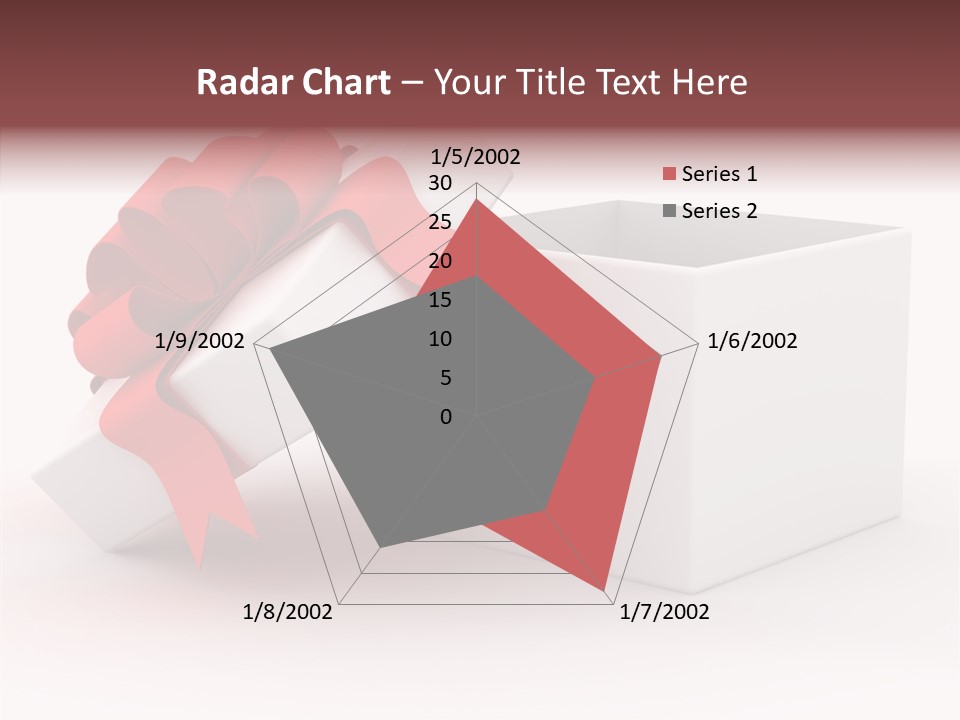 Container Celebrate Red PowerPoint Template