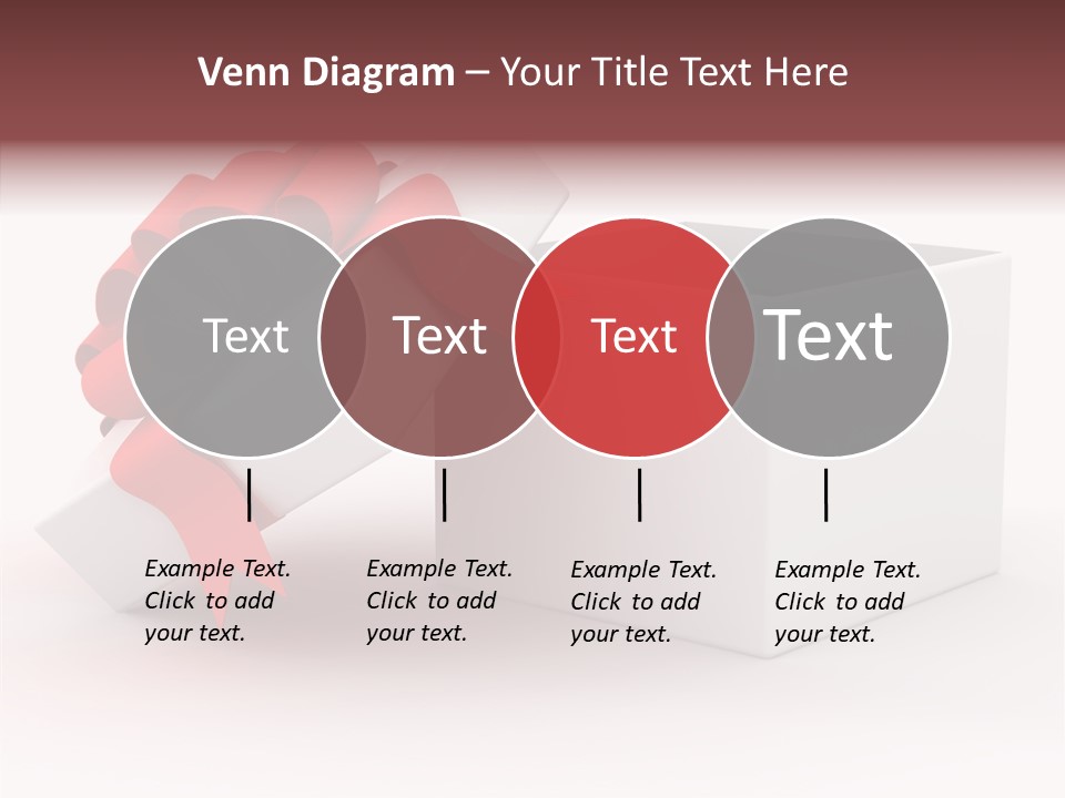 Container Celebrate Red PowerPoint Template