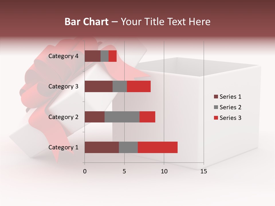 Container Celebrate Red PowerPoint Template