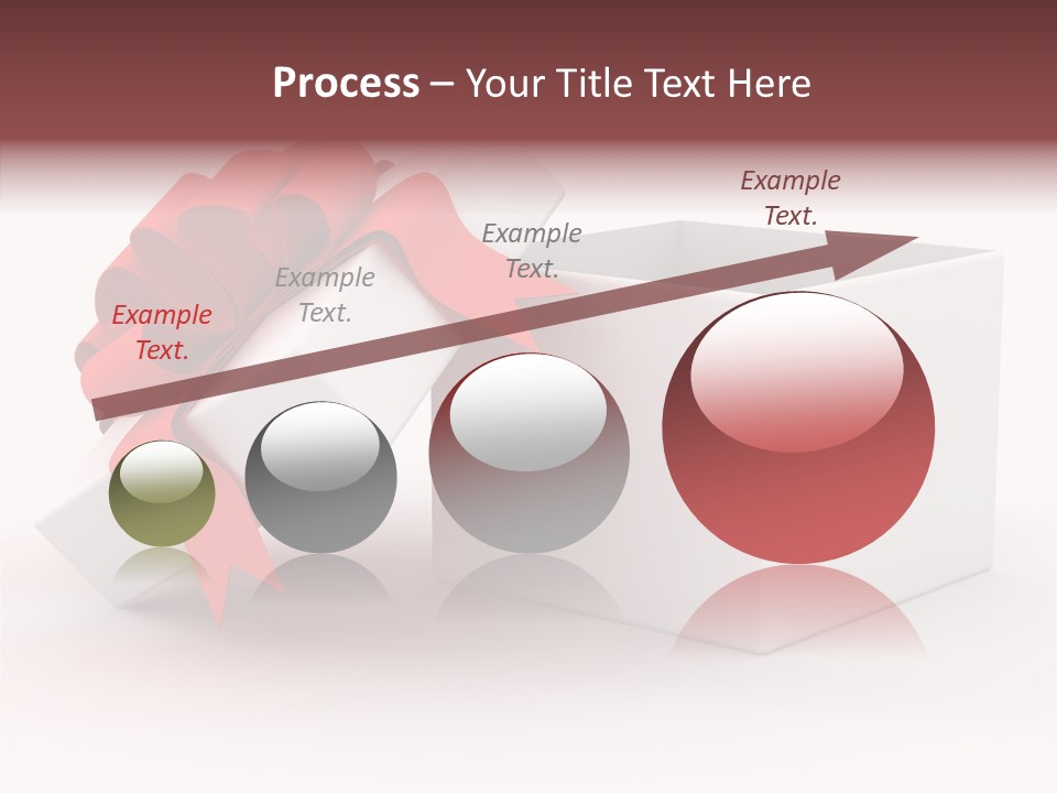 Container Celebrate Red PowerPoint Template