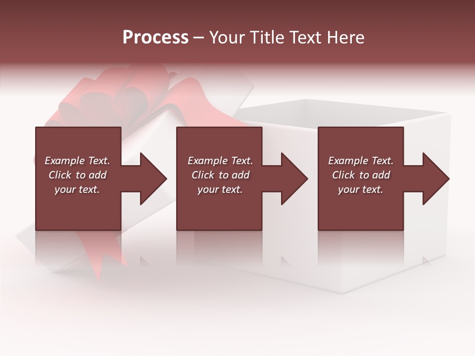 Container Celebrate Red PowerPoint Template