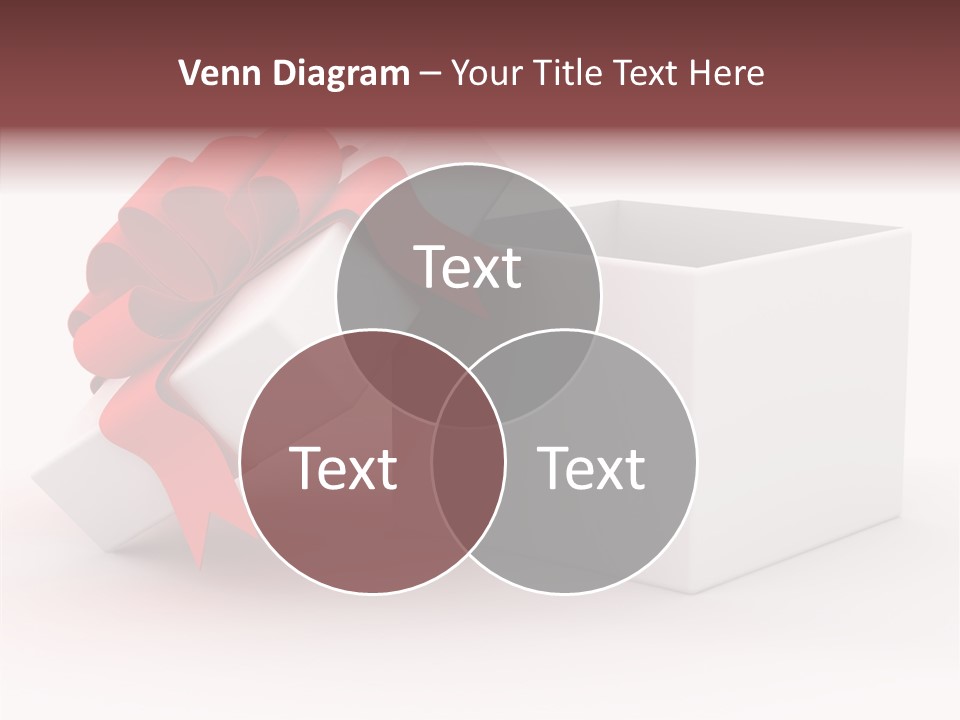 Container Celebrate Red PowerPoint Template