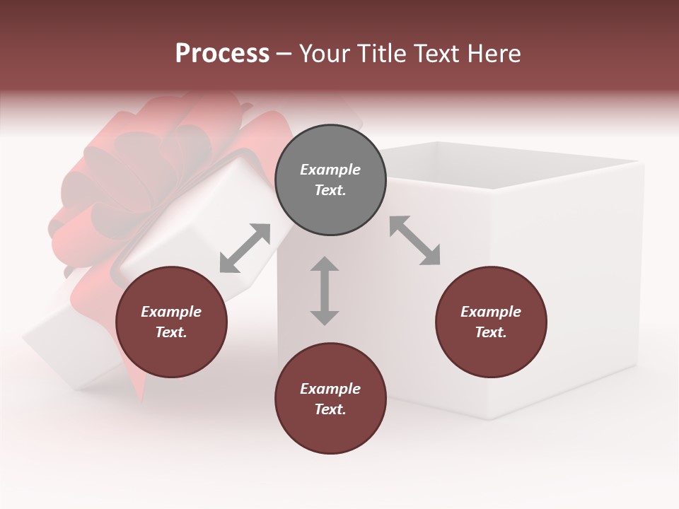 Container Celebrate Red PowerPoint Template