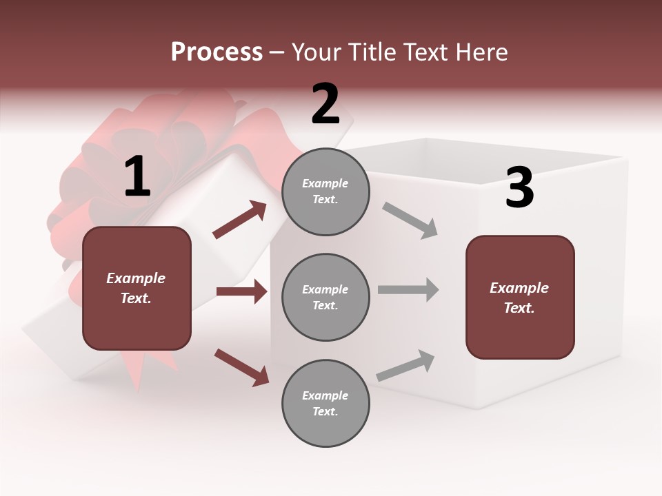 Container Celebrate Red PowerPoint Template