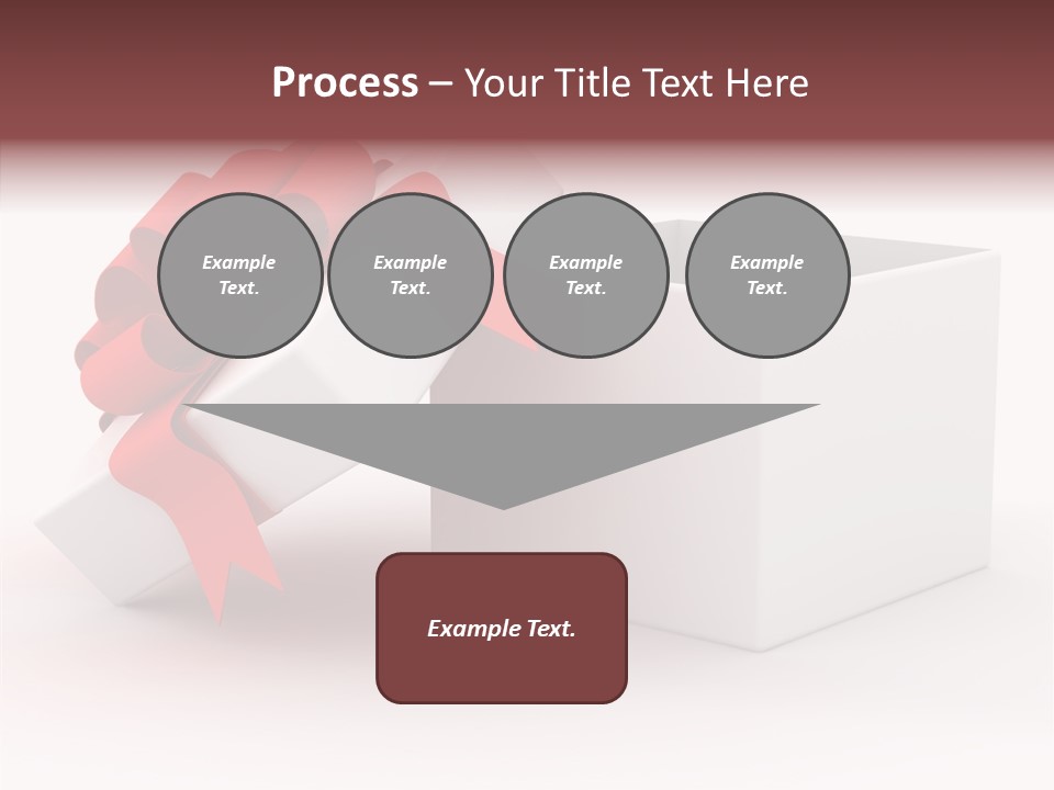 Container Celebrate Red PowerPoint Template