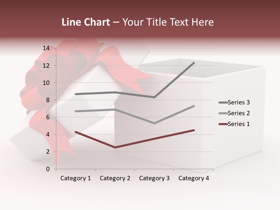 Container Celebrate Red PowerPoint Template