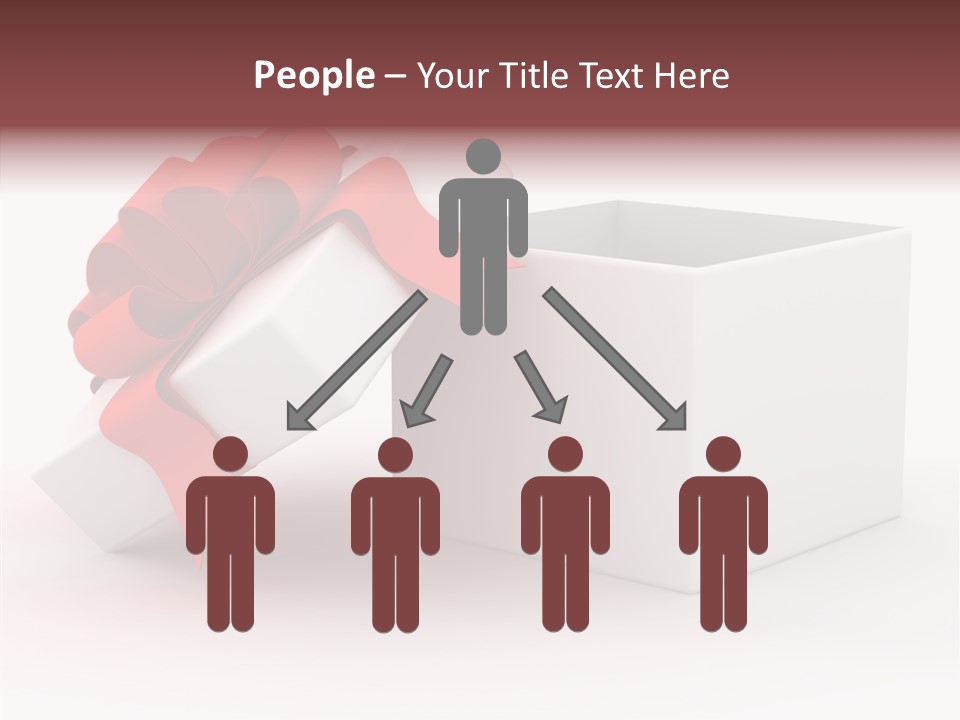 Container Celebrate Red PowerPoint Template