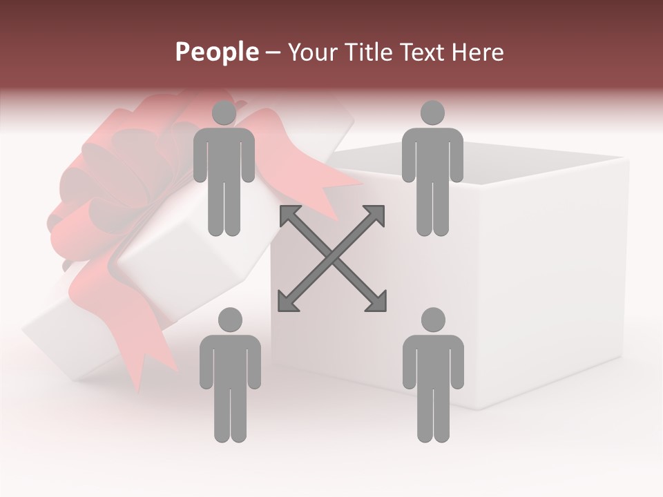 Container Celebrate Red PowerPoint Template