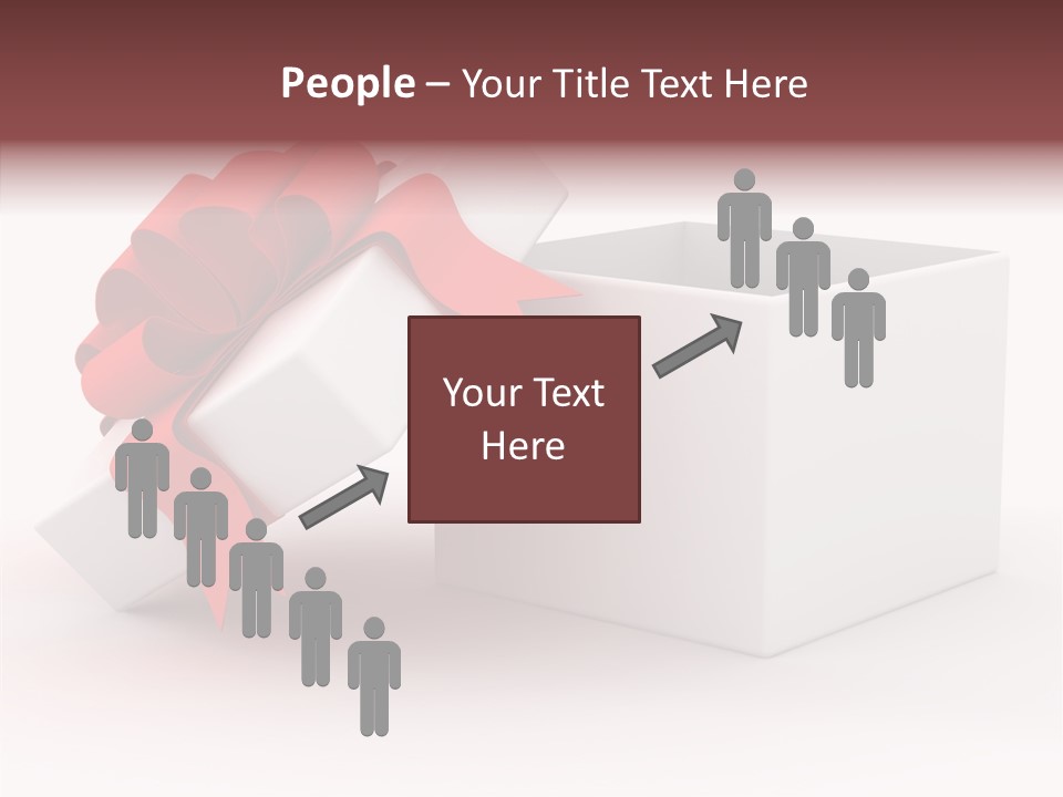 Container Celebrate Red PowerPoint Template