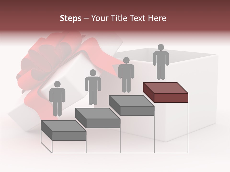 Container Celebrate Red PowerPoint Template