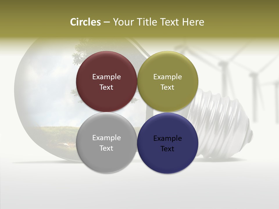 Wind Harvest Sunlight PowerPoint Template