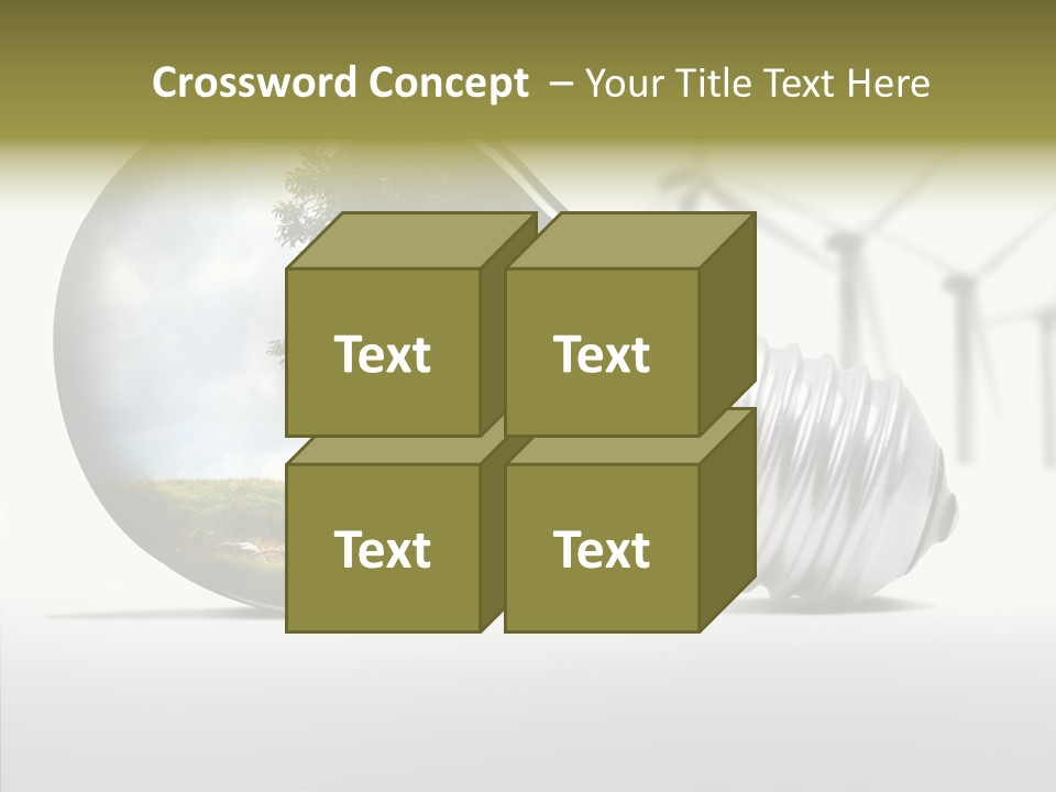 Wind Harvest Sunlight PowerPoint Template