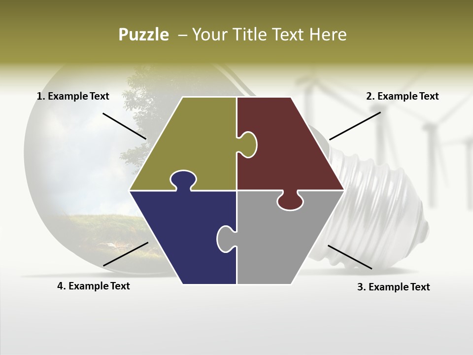 Wind Harvest Sunlight PowerPoint Template