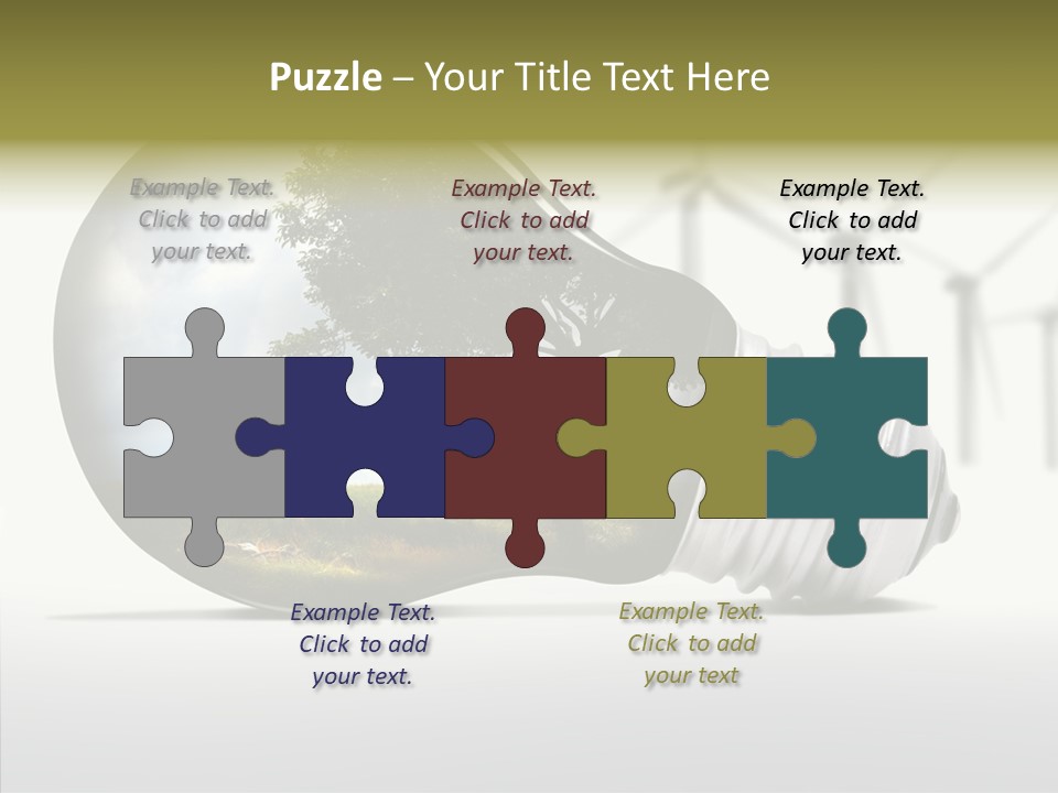 Wind Harvest Sunlight PowerPoint Template