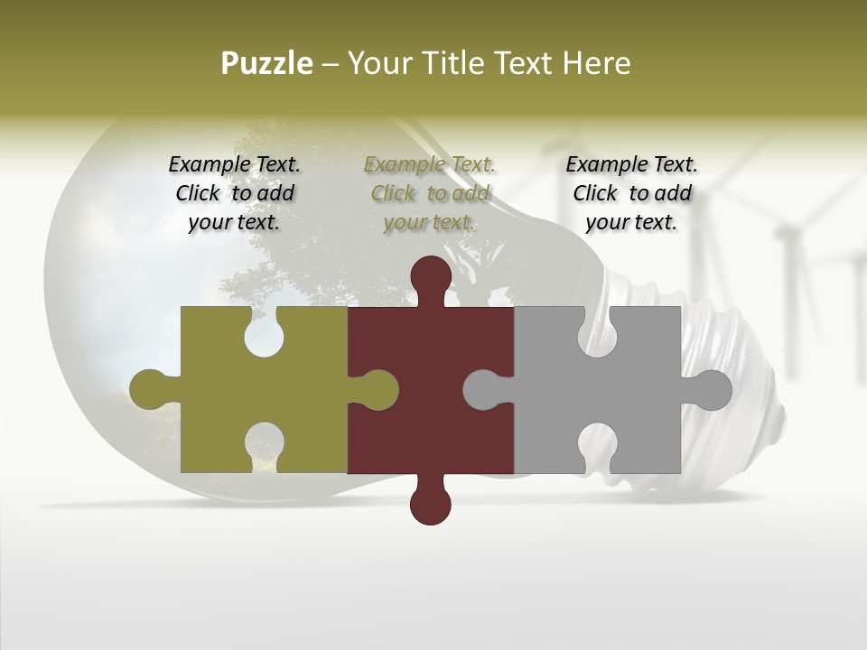 Wind Harvest Sunlight PowerPoint Template