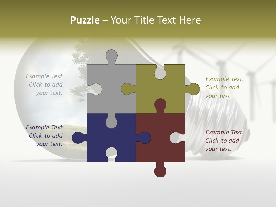 Wind Harvest Sunlight PowerPoint Template