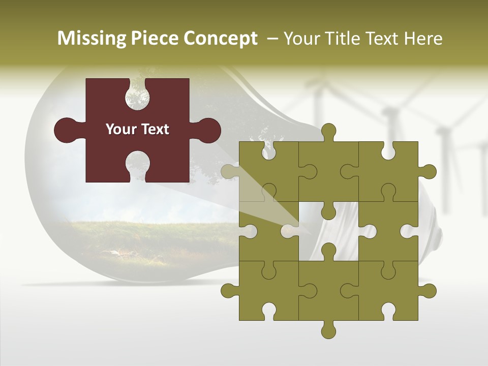 Wind Harvest Sunlight PowerPoint Template