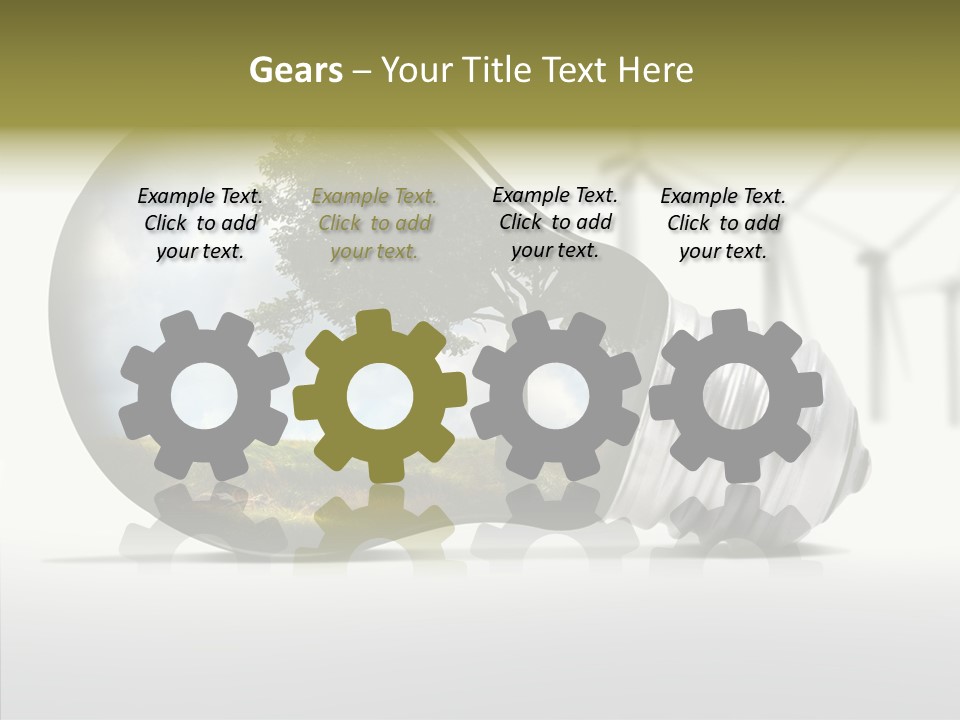 Wind Harvest Sunlight PowerPoint Template