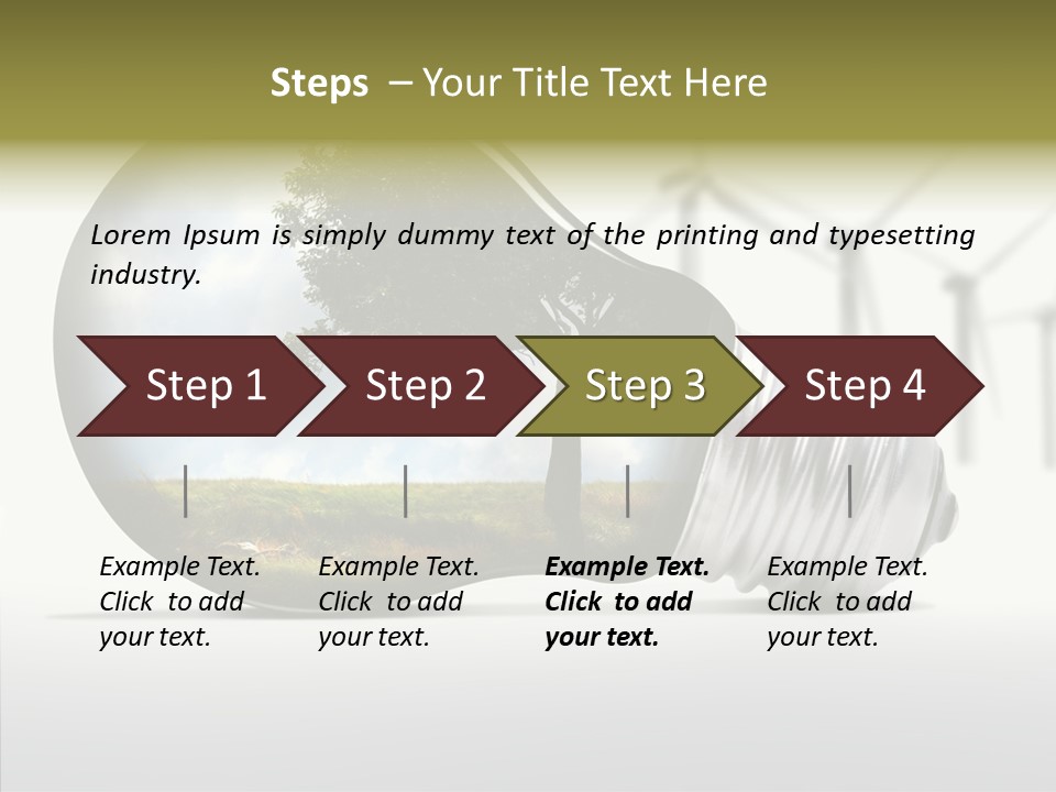 Wind Harvest Sunlight PowerPoint Template
