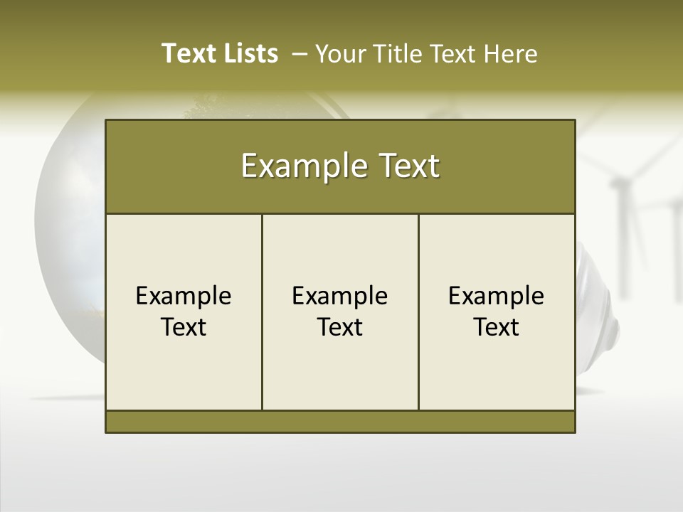 Wind Harvest Sunlight PowerPoint Template