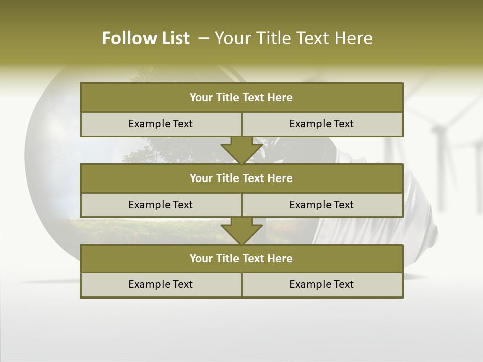 Wind Harvest Sunlight PowerPoint Template
