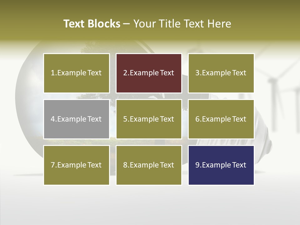 Wind Harvest Sunlight PowerPoint Template