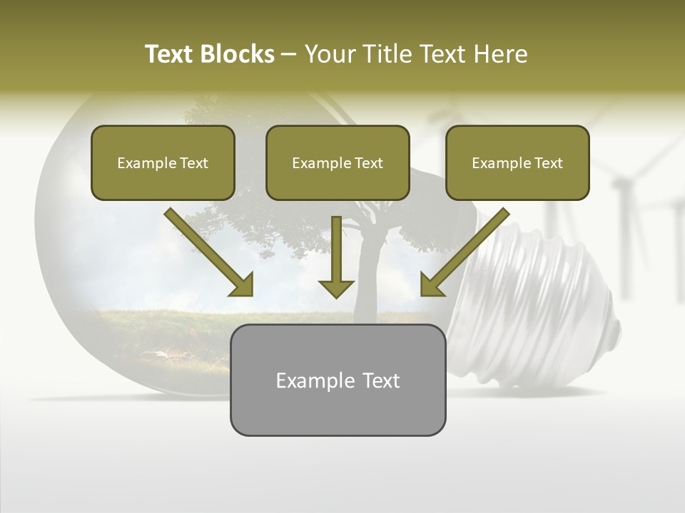 Wind Harvest Sunlight PowerPoint Template