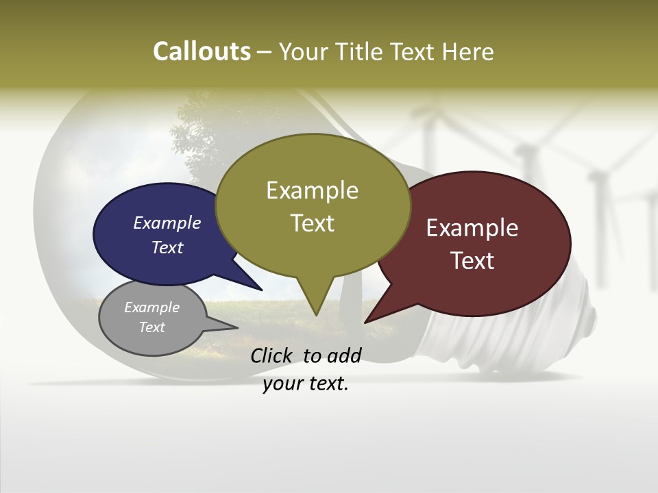 Wind Harvest Sunlight PowerPoint Template