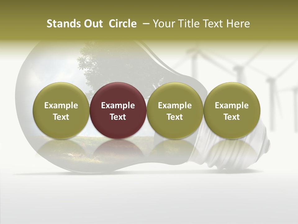 Wind Harvest Sunlight PowerPoint Template