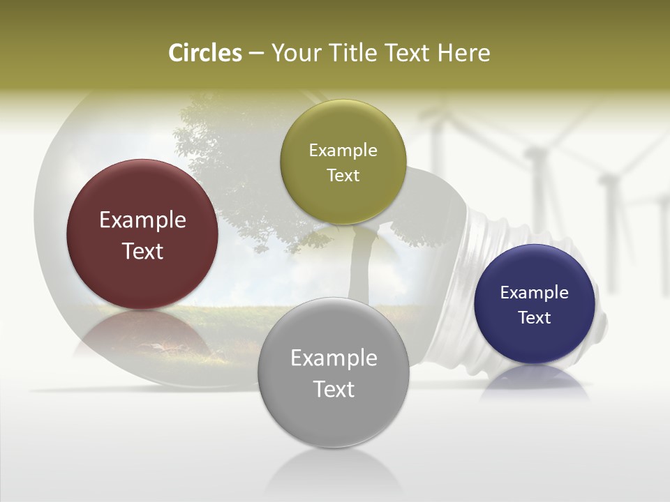 Wind Harvest Sunlight PowerPoint Template