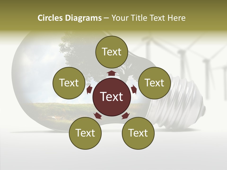 Wind Harvest Sunlight PowerPoint Template