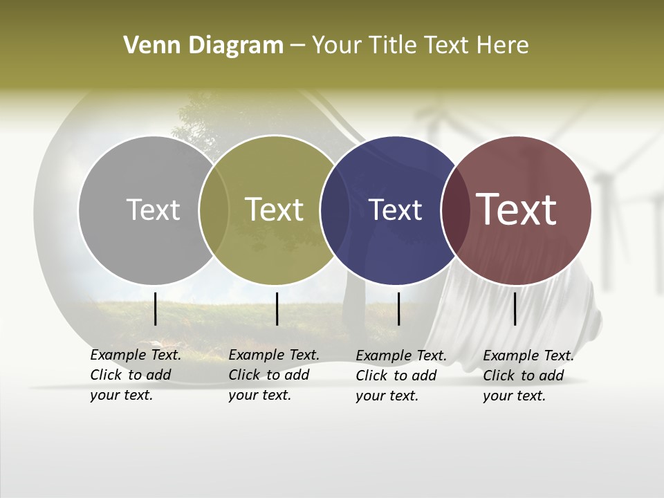 Wind Harvest Sunlight PowerPoint Template